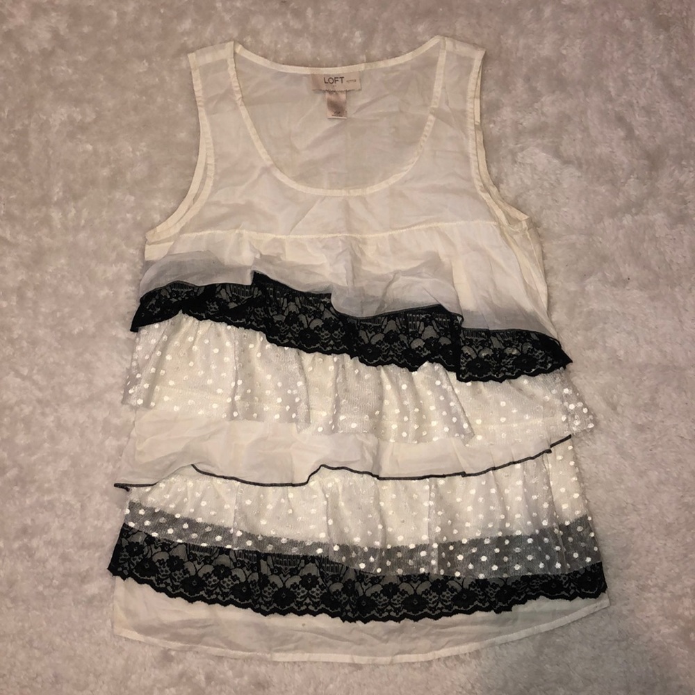 lace layered tank